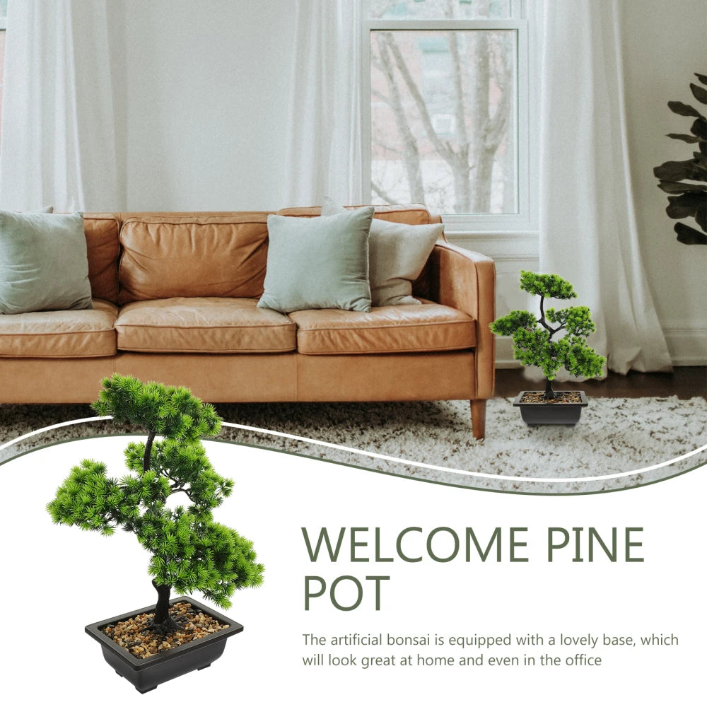 Artificial Bonsai Tree Juniper Faux Plant